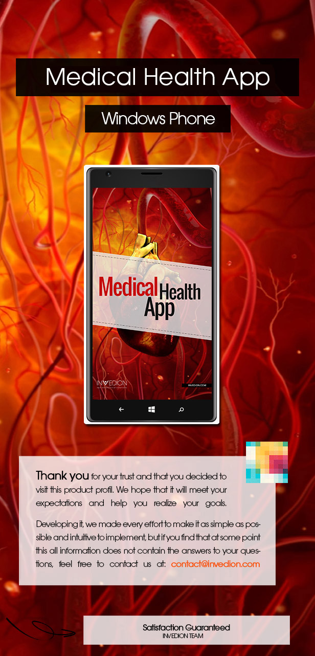 Medical Health App With CMS - Windows Phone - 1