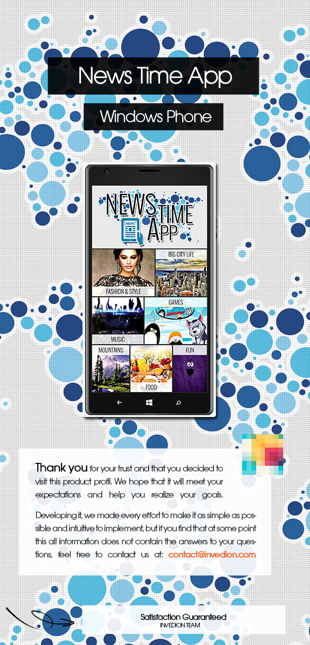 News Time App With CMS - Windows Phone - 1